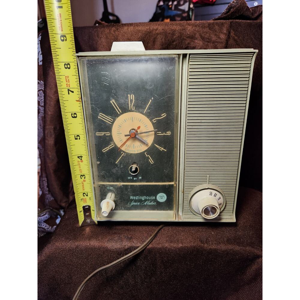 Westinghouse Space Maker tube Radio Vintage 1960s MCM Retro Model H210L5 - Picture 9 of 9
